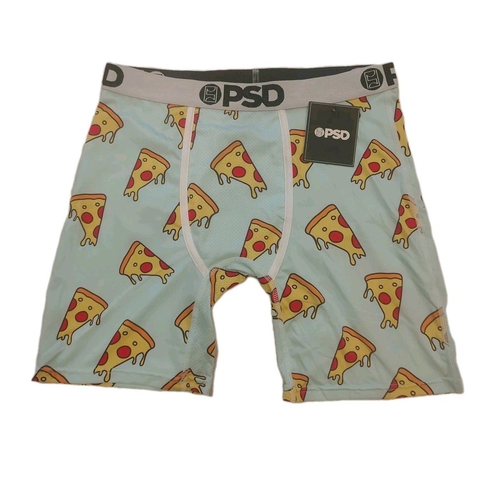 PSD‎ Men's Medium Boxer Brief  Pizza Drip Blue Size XL NWT